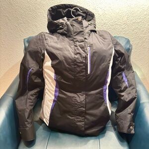 ZeroXposur Small Women's 3 in 1 Black, white and Purple Ski Jacket